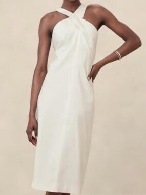 Banana Republic Linen Blend Dress Size 10